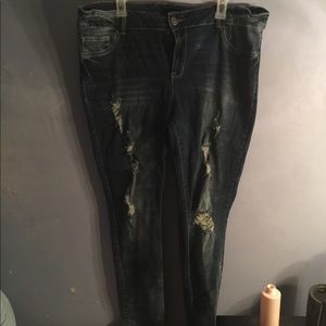 Maurice’s dark skinny jeans